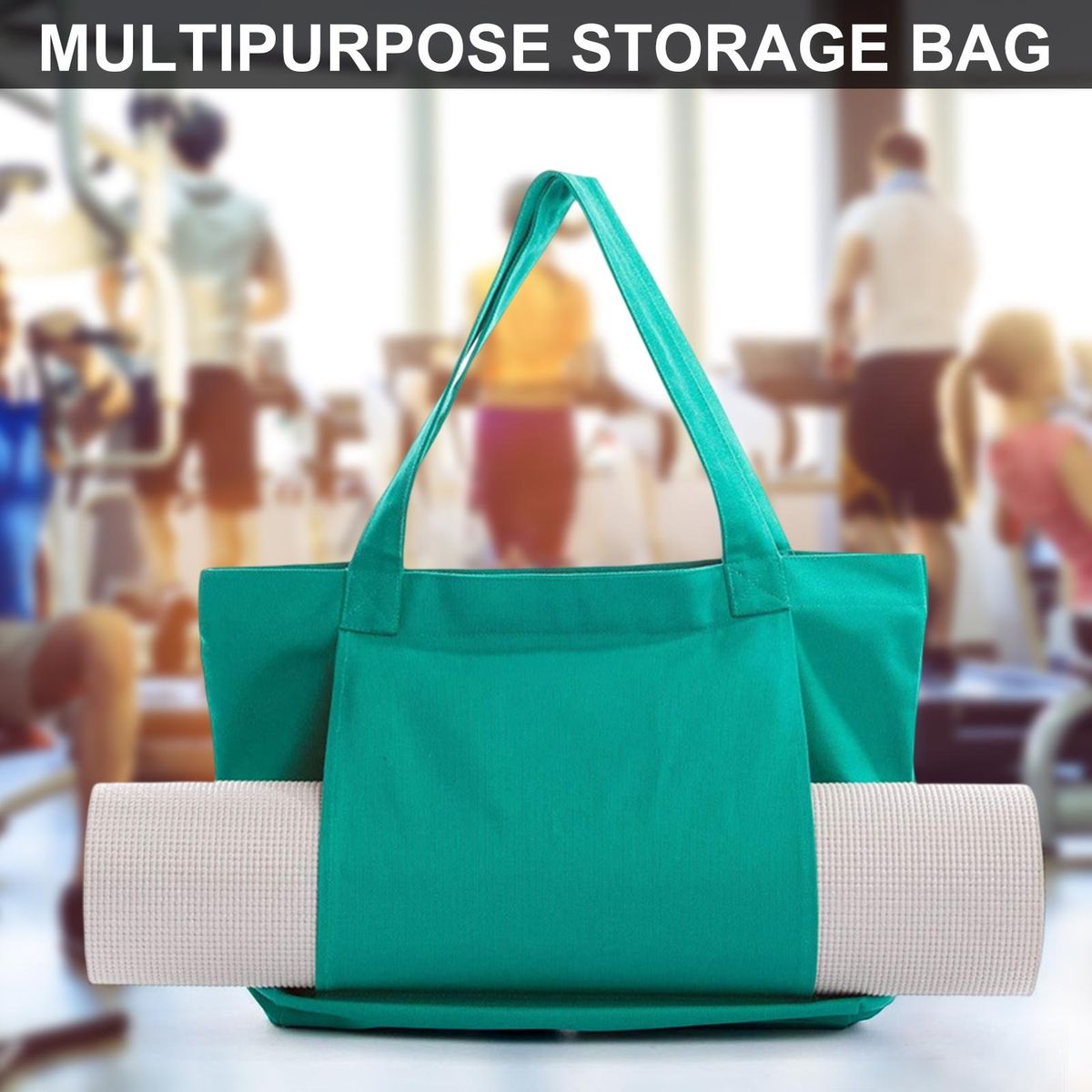 Gym Bag Portable Yoga Mat Storage Bag Green