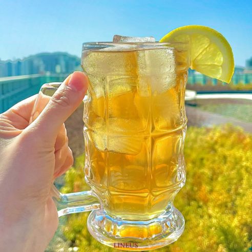 Full Set Of Linus Highball Glasses 2 + 1 Bar Spoon