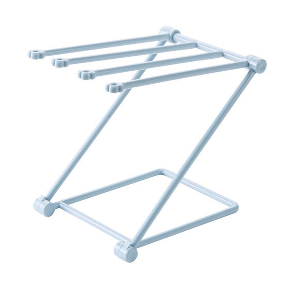 Dish Rag Holder 4 Bar Design Foldable Adjustable Vertical