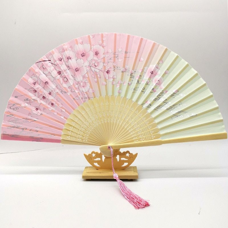Bamboo Fold Hand Fans Wedding Chinese Japanese Fan