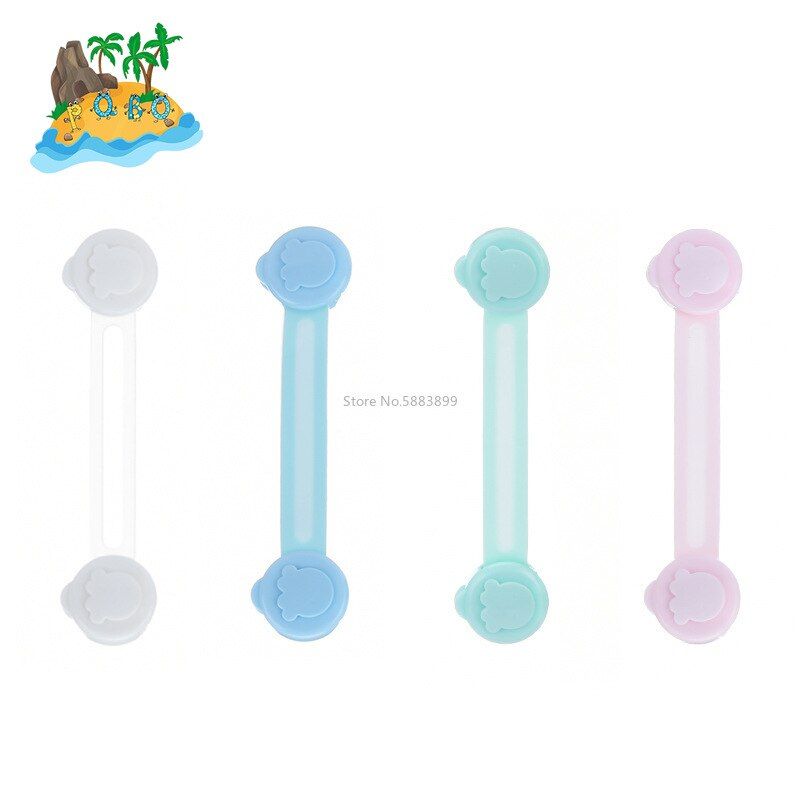 6PCS Multi-use Baby Drawer Lock Plastic Child Security For Cabinet Refrigerator Window Closet