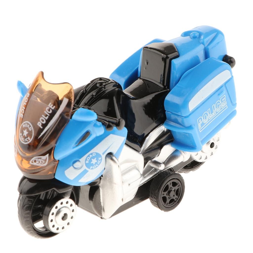 Diecast Vehicle Model Motorcycle Pull Back Toy Gifts For