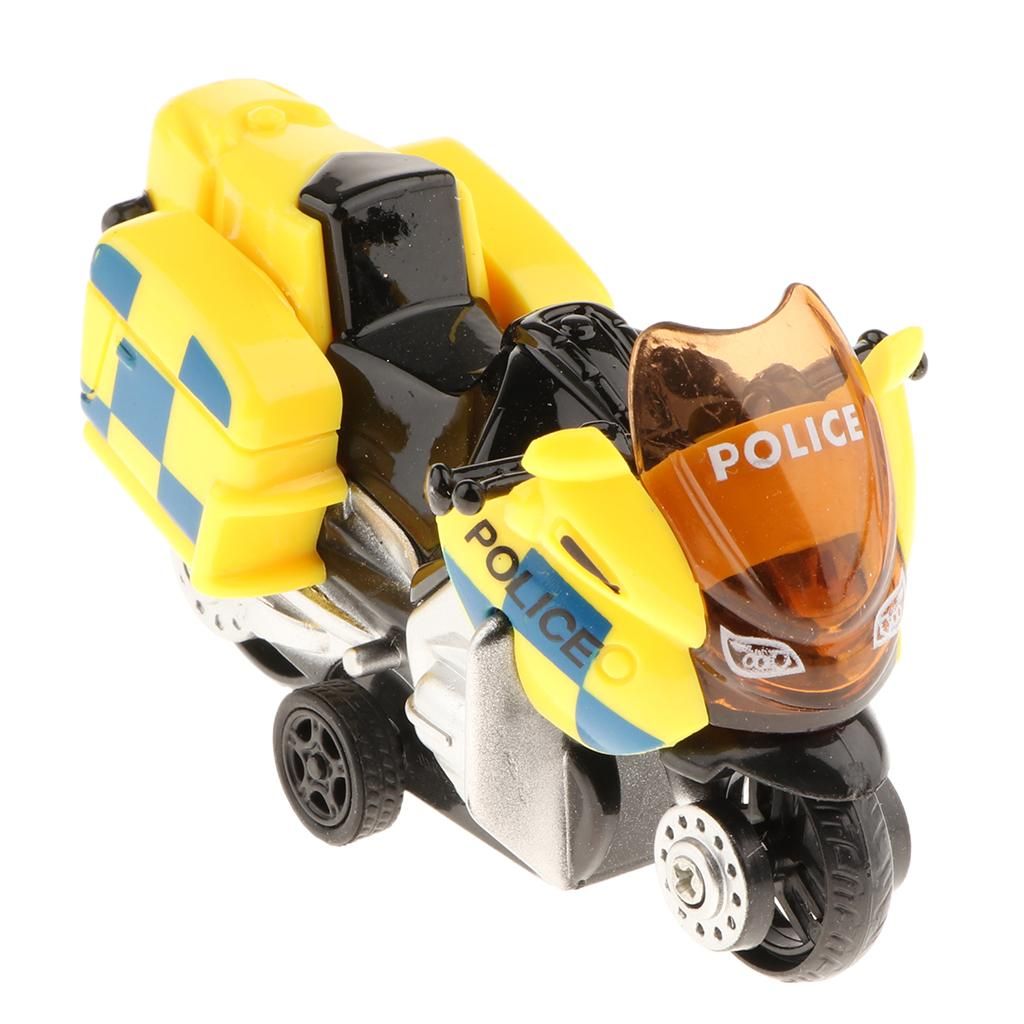 Diecast Vehicle Model Motorcycle Pull Back Toy Gifts For
