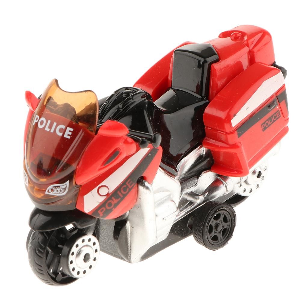 Diecast Vehicle Model Motorcycle Pull Back Toy Gifts For