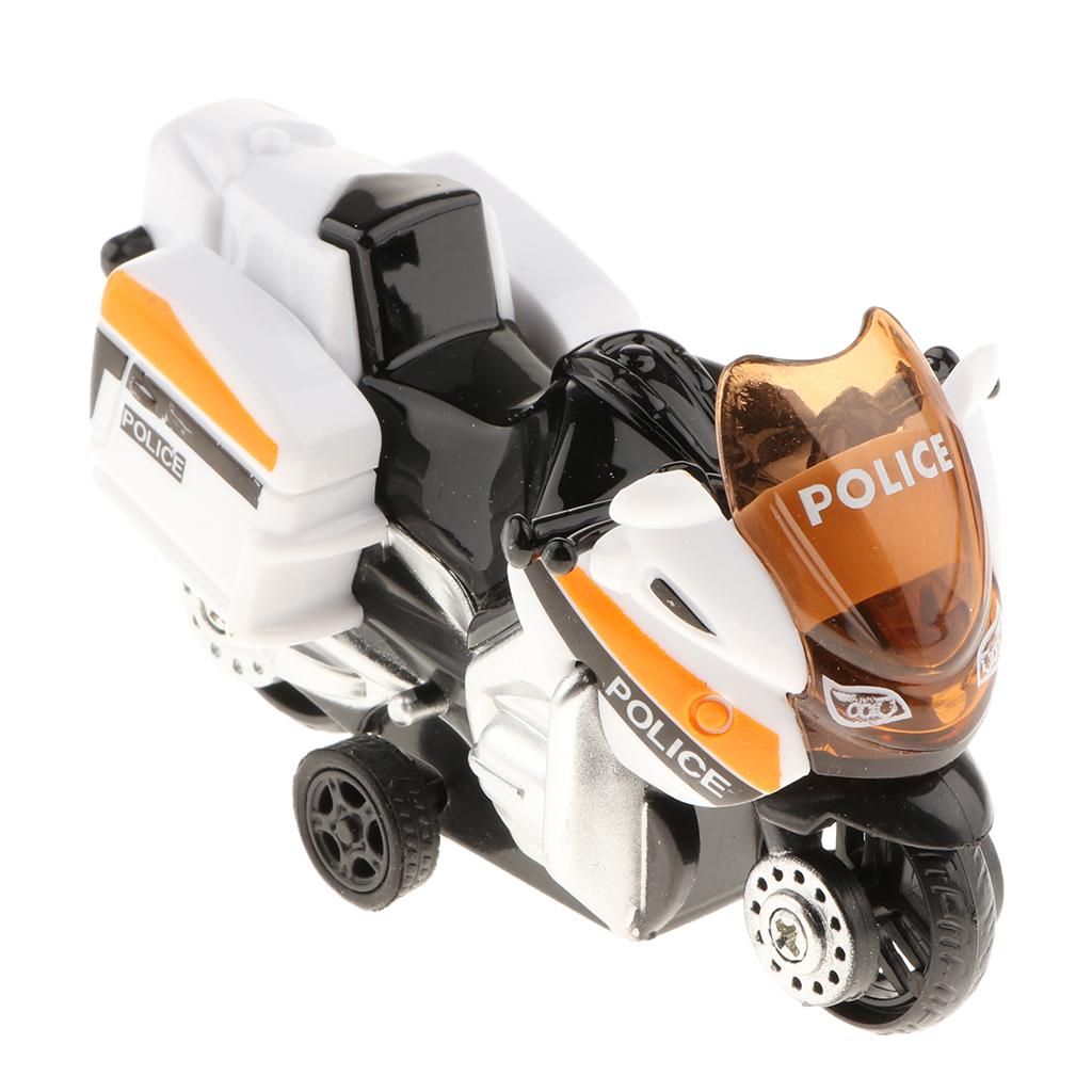 Diecast Vehicle Model Motorcycle Pull Back Toy Gifts For