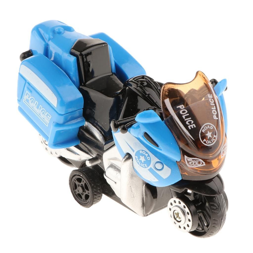 Diecast Vehicle Model Motorcycle Pull Back Toy Gifts For