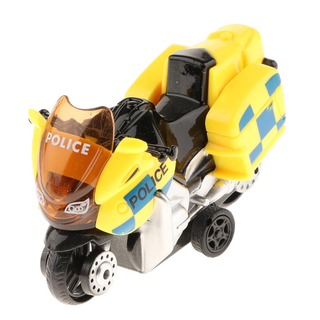 Diecast Vehicle Model Motorcycle Pull Back Toy Gifts For