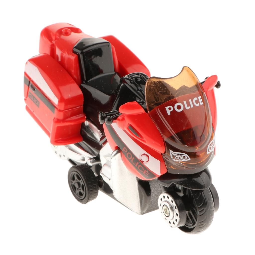 Diecast Vehicle Model Motorcycle Pull Back Toy Gifts For