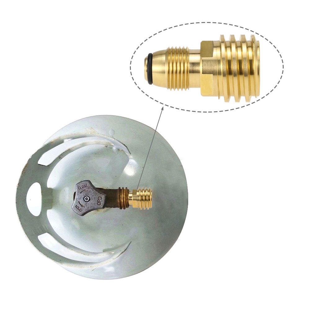 Lixada Propane Tank Adapter Solid Brass Regulator Valve