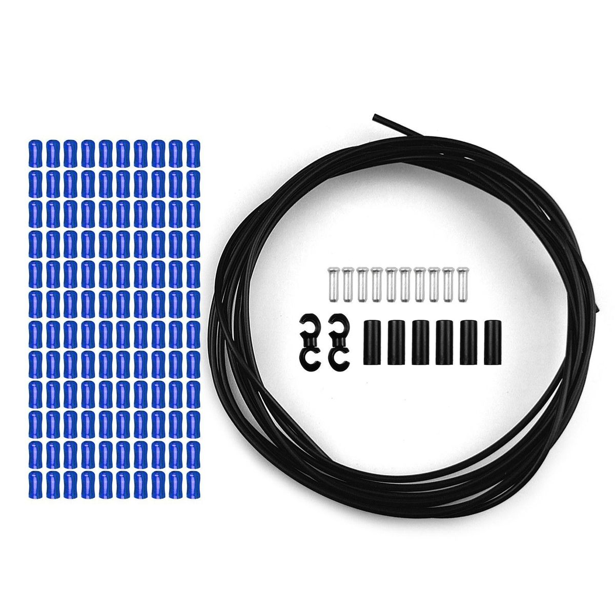 1 Meter Bike Shift Brake Cables Outer Tube Bicycle Section Line Tube Universal Shift Brake Cable Set