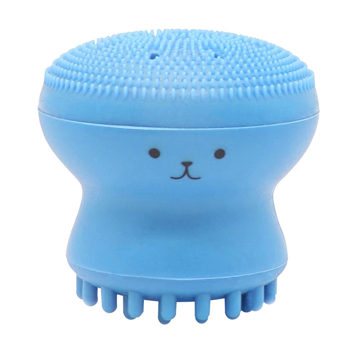 Small Silicone Face Brush For Scrubber  Exfoliating Deep Blue