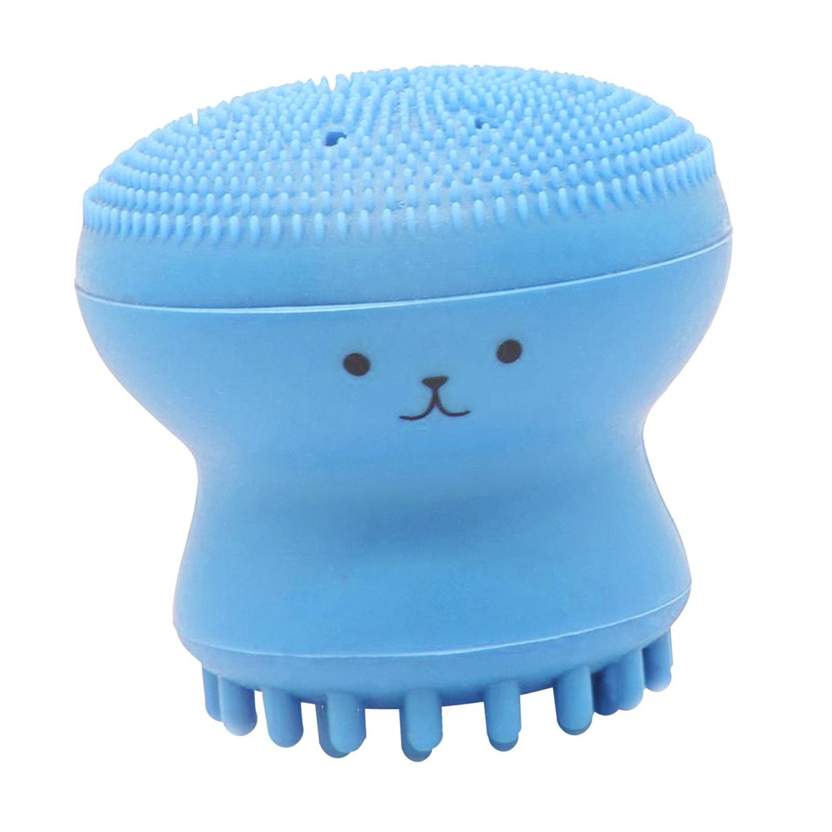 Small Silicone Face Brush For Scrubber  Exfoliating Deep Blue