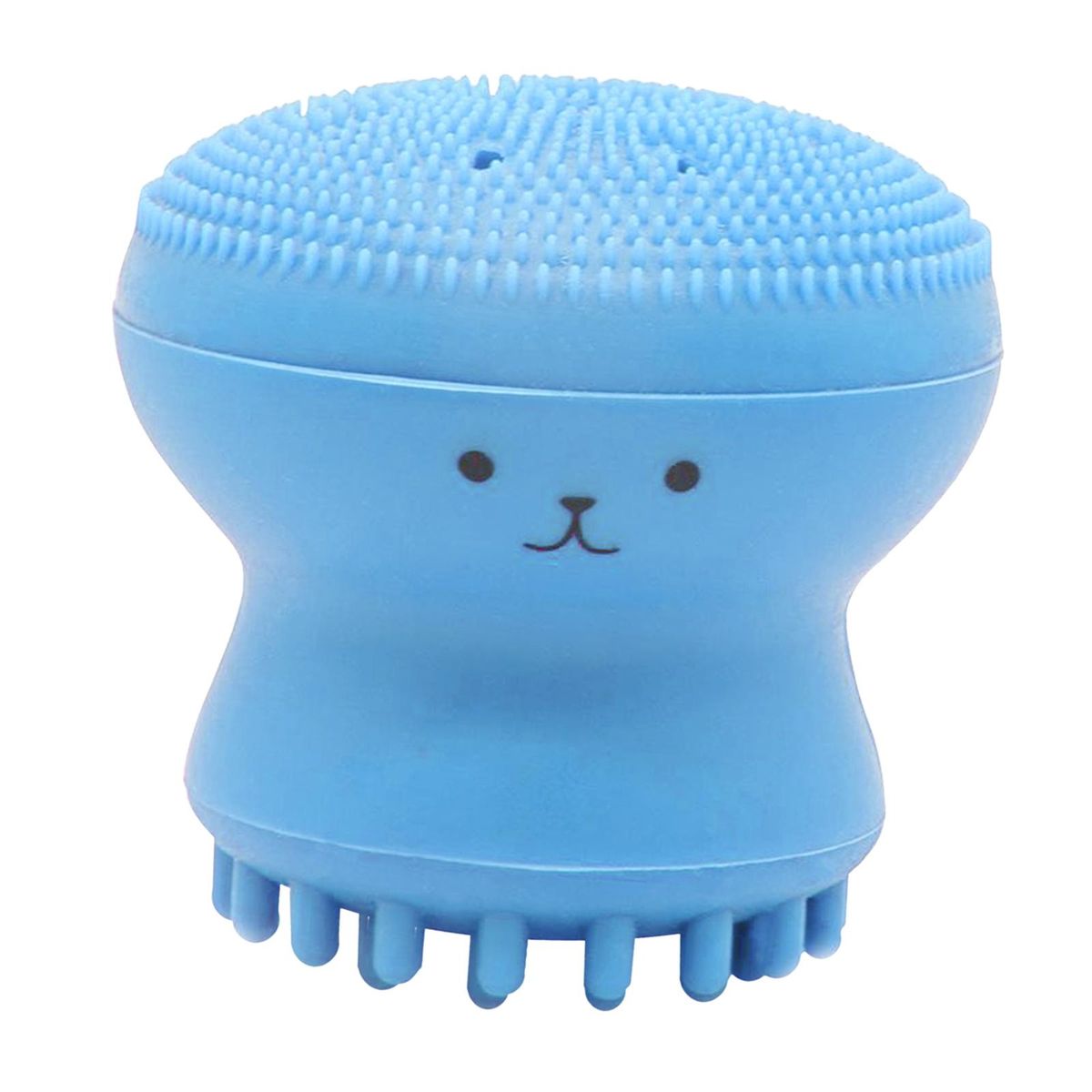 Small Silicone Face Brush For Scrubber  Exfoliating Deep Blue