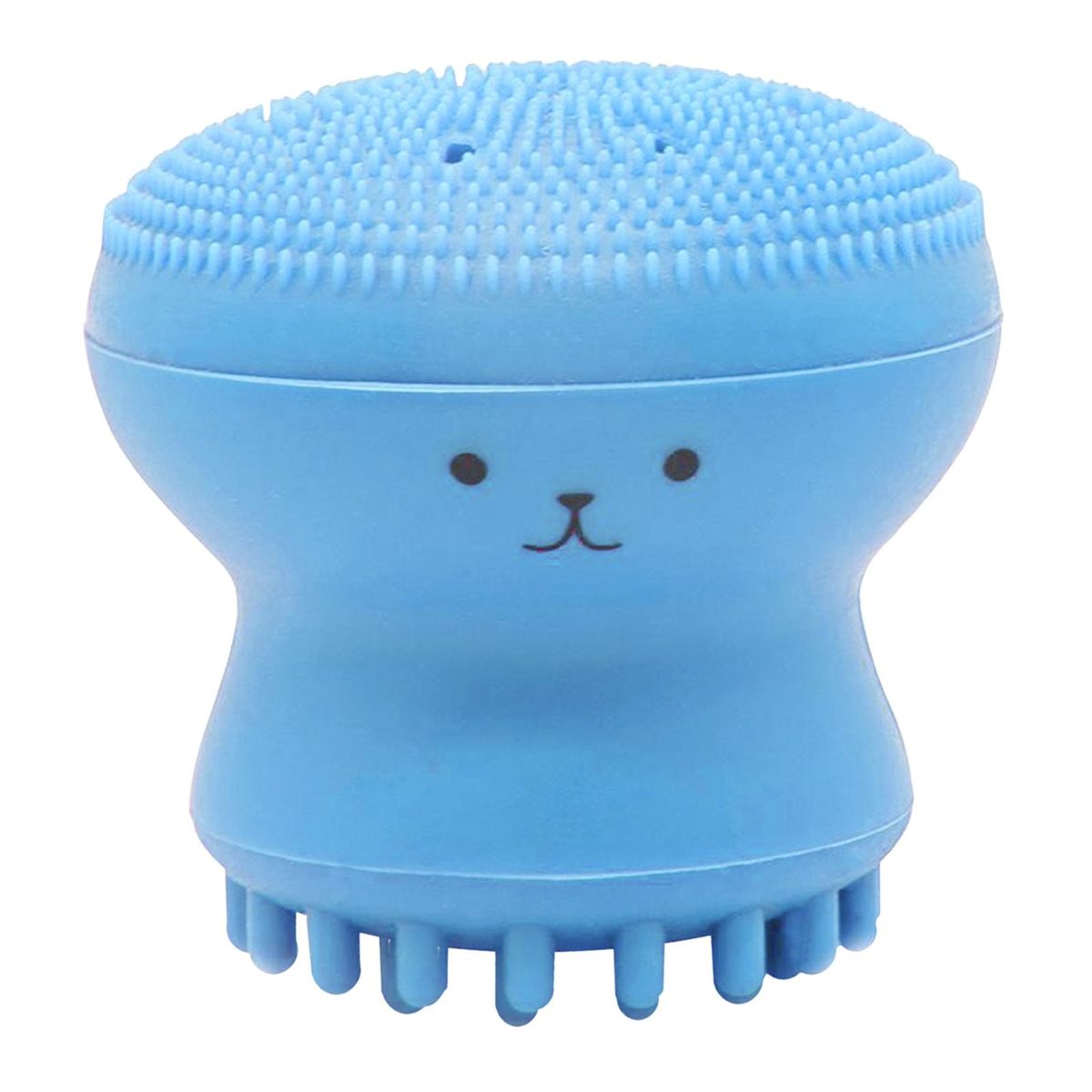 Small Silicone Face Brush For Scrubber  Exfoliating Deep Blue