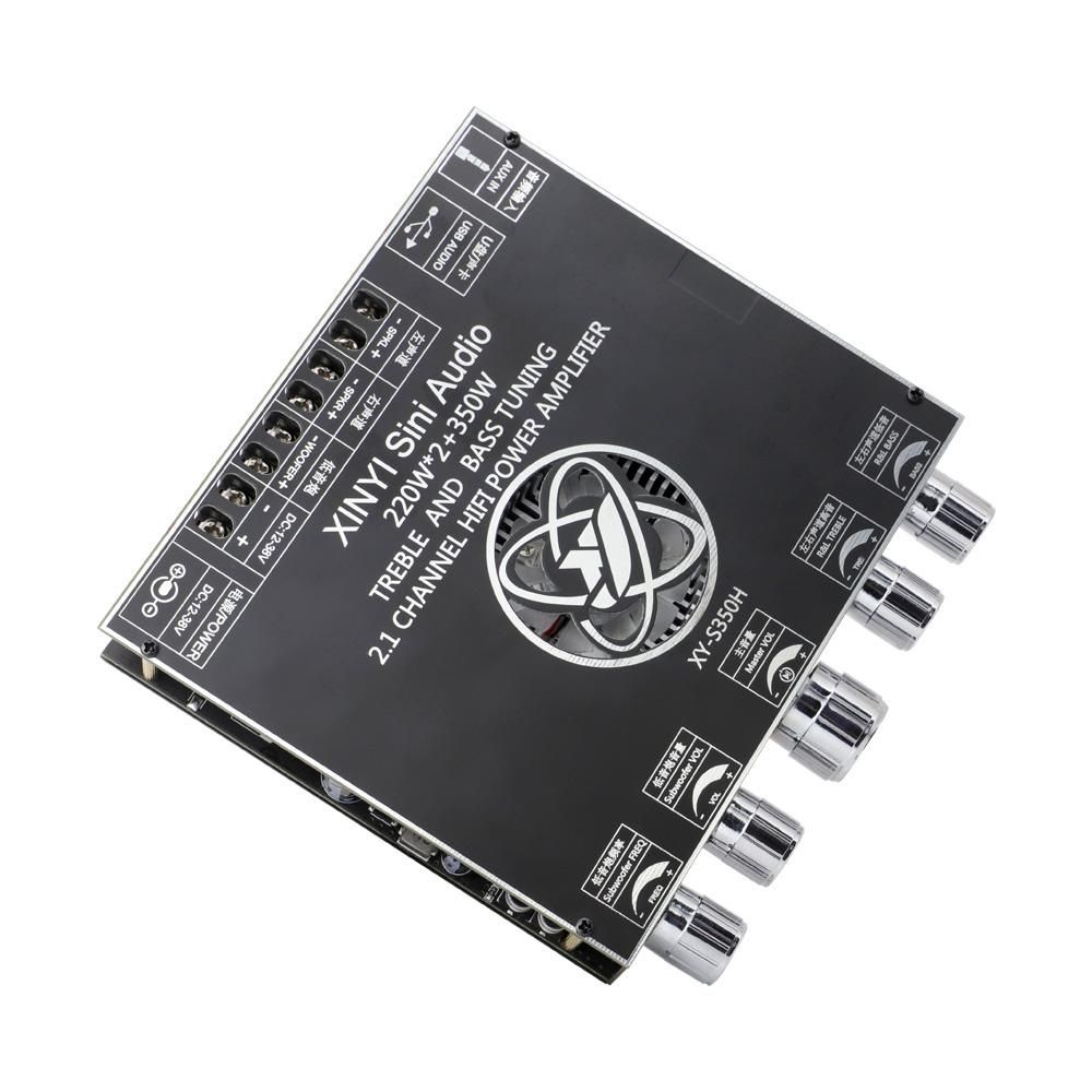 TPA3251 2X220W 350W Bluetooth Power Amplifier Board  Ch Class D Subwoofer Theater Audio Stereo Equalizer USB Sound Card Amp