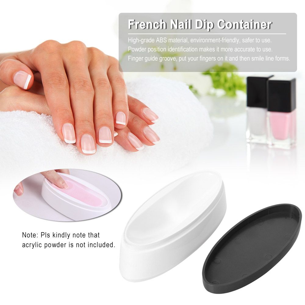 French Nail Dip Container Dipping Powder Tray French Nail