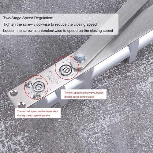Modern Automatic Door Closer, Hydraulic Buffer