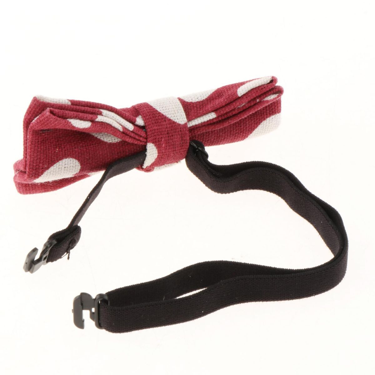 Kids Suspenders & Bowtie Set Metal  Shaped  For Boys Red