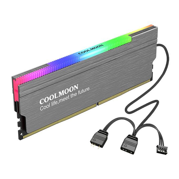 Sink ARGB Memory RAM Cooler Radiator For DDR2  DDR4 Computer Gray
