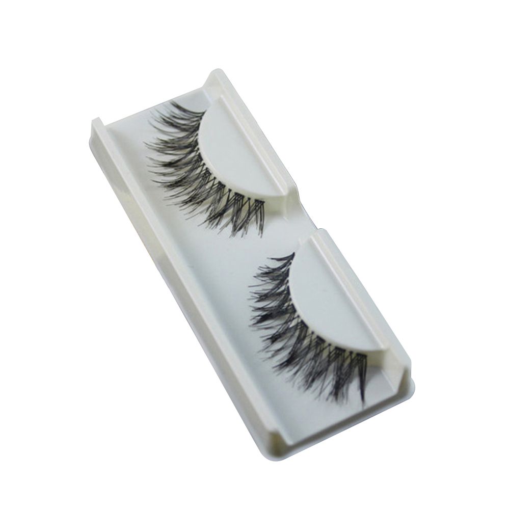 Mini Travel False Eyelashes Storage Box Container-White