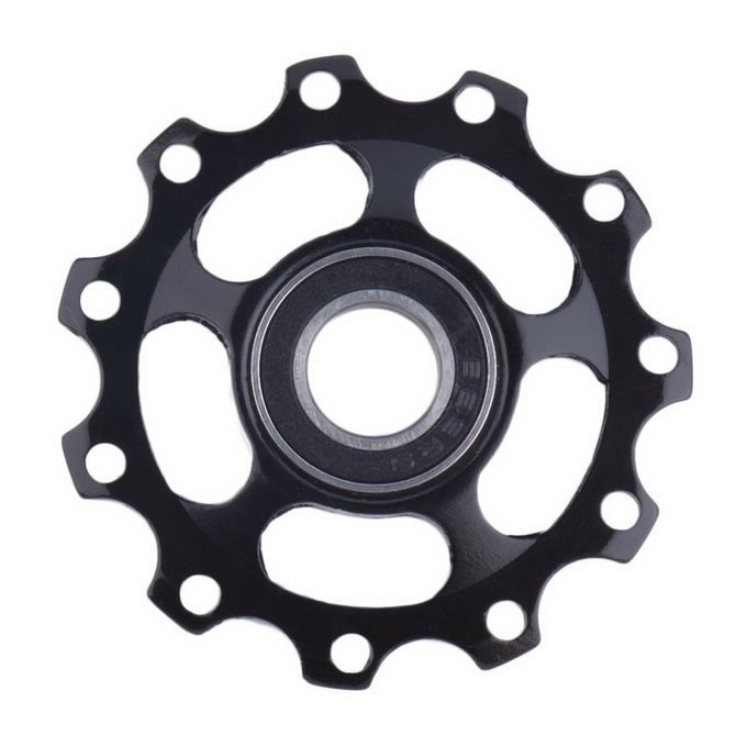 Aluminum Bike Jo Key Wheel Rear Derailleur Bike With 11T Gear Guide Pulley-black