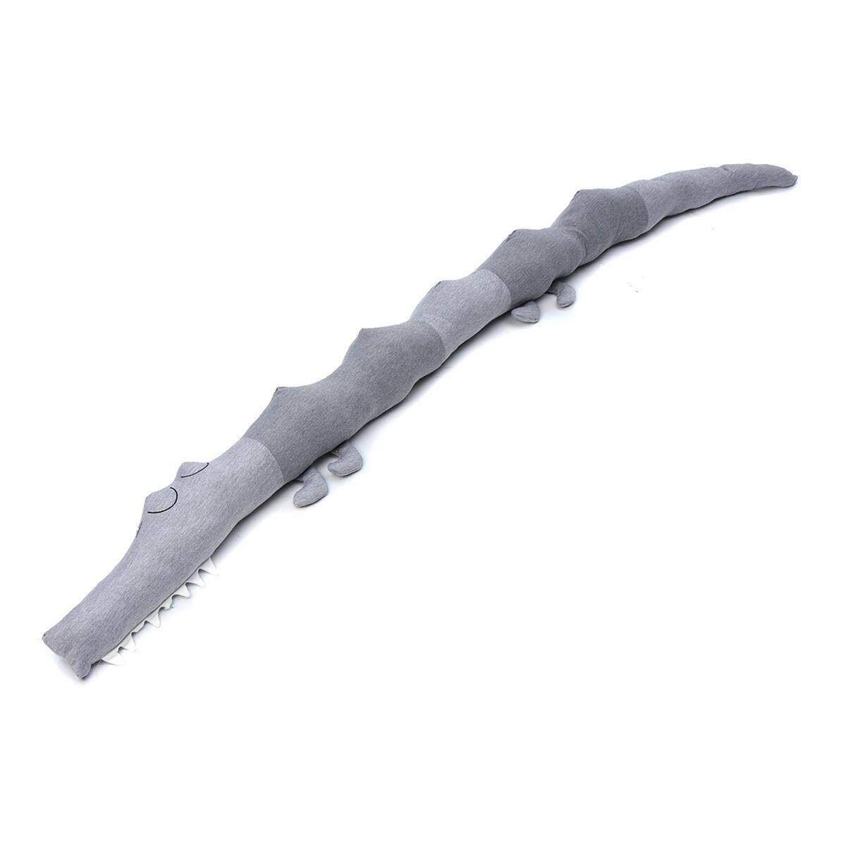 185cm Cotton Baby Crib Bed Bumpers Crocodile Doll Pillow Cushion Kids Nursery Bedding Cot Room Decor