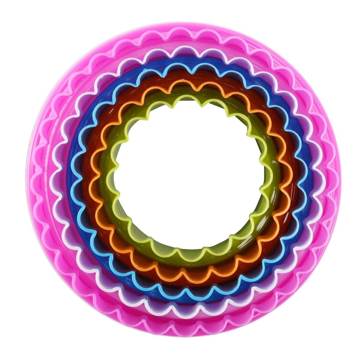 5pcs Colorful Fondant Cake Molds Moluds (Flower