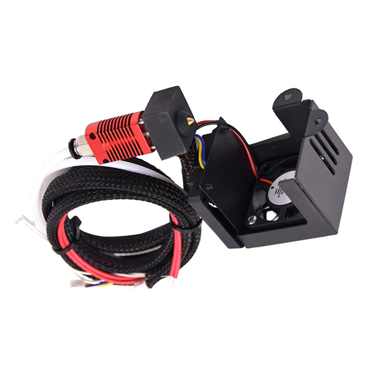 Ender-3 Full Assembled Hotend Kit 24V with Silicone Cover 1.2m Thermistor Compatible with CR-10/CR-10 S5/CR-10-S4/CR-10S/CR-10 MINI/ Ender 2/Ender-3/Ender 3 PRO/Ender-3S/Ender 5