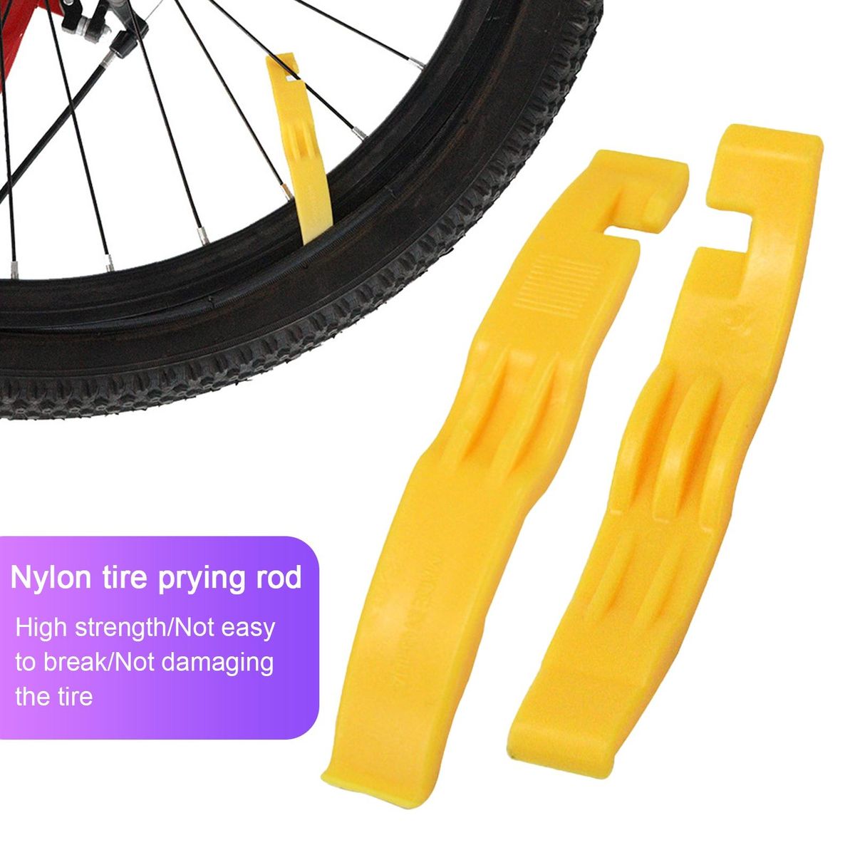 3Pcs Tire Removal Tool Rust Resistant Cycling Tire Lever