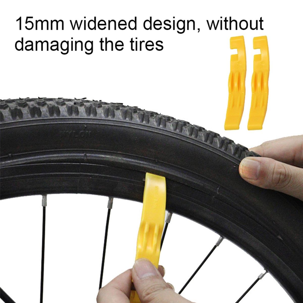 3Pcs Tire Removal Tool Rust Resistant Cycling Tire Lever