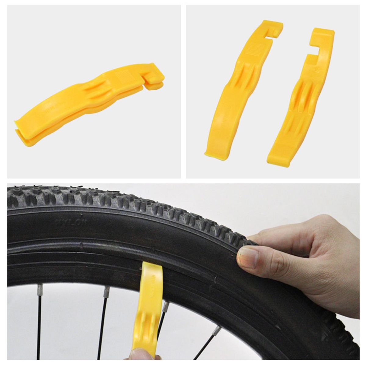 3Pcs Tire Removal Tool Rust Resistant Cycling Tire Lever