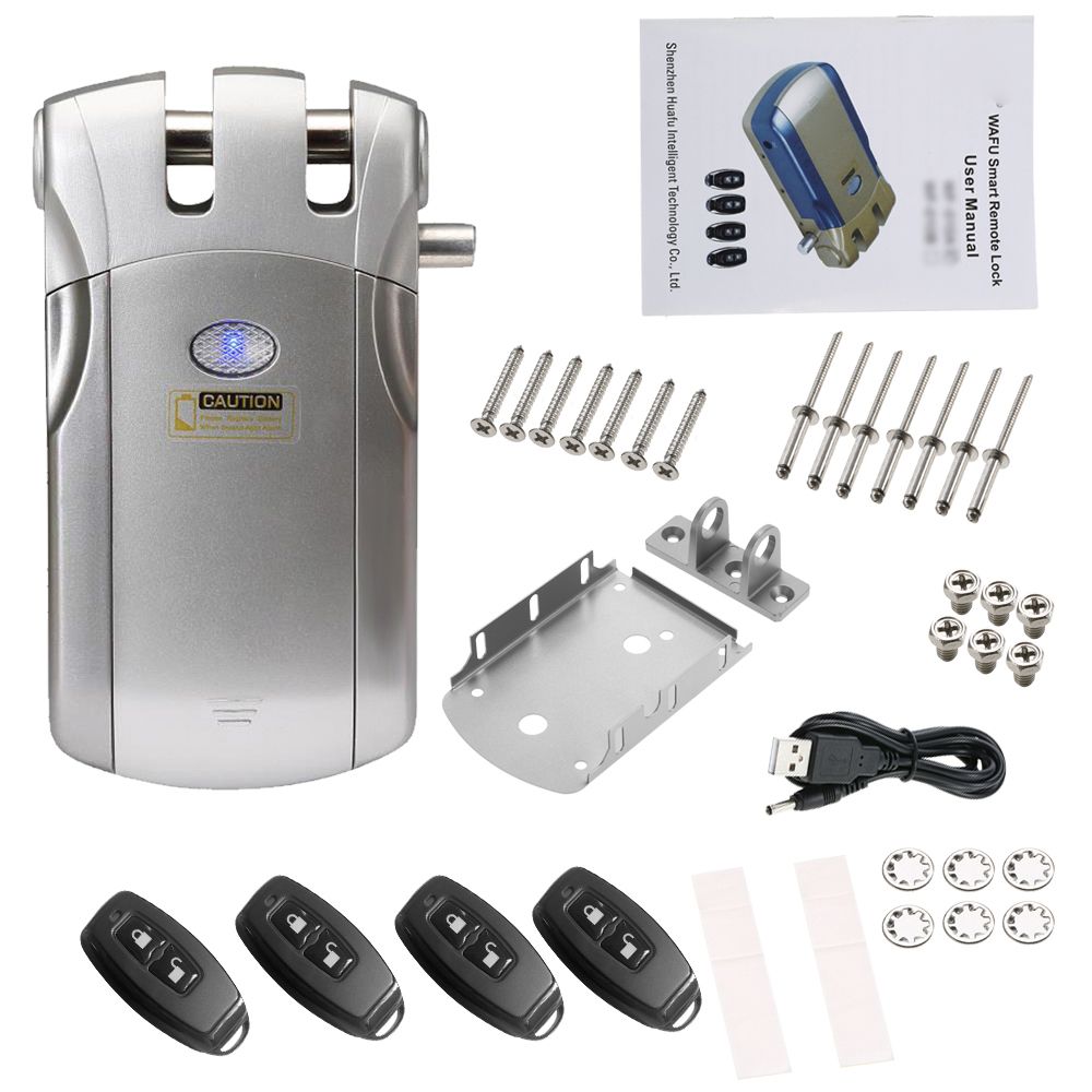 WF-018 Wireless Remote Control Lock Security Invisible