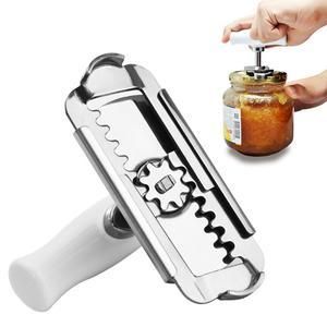 Manual Adjustable Stainless Steel Easy Can Jar Opener 1 4 Inches Cap Lid Openers Tool Kitchen Gadgets Bottle Openers