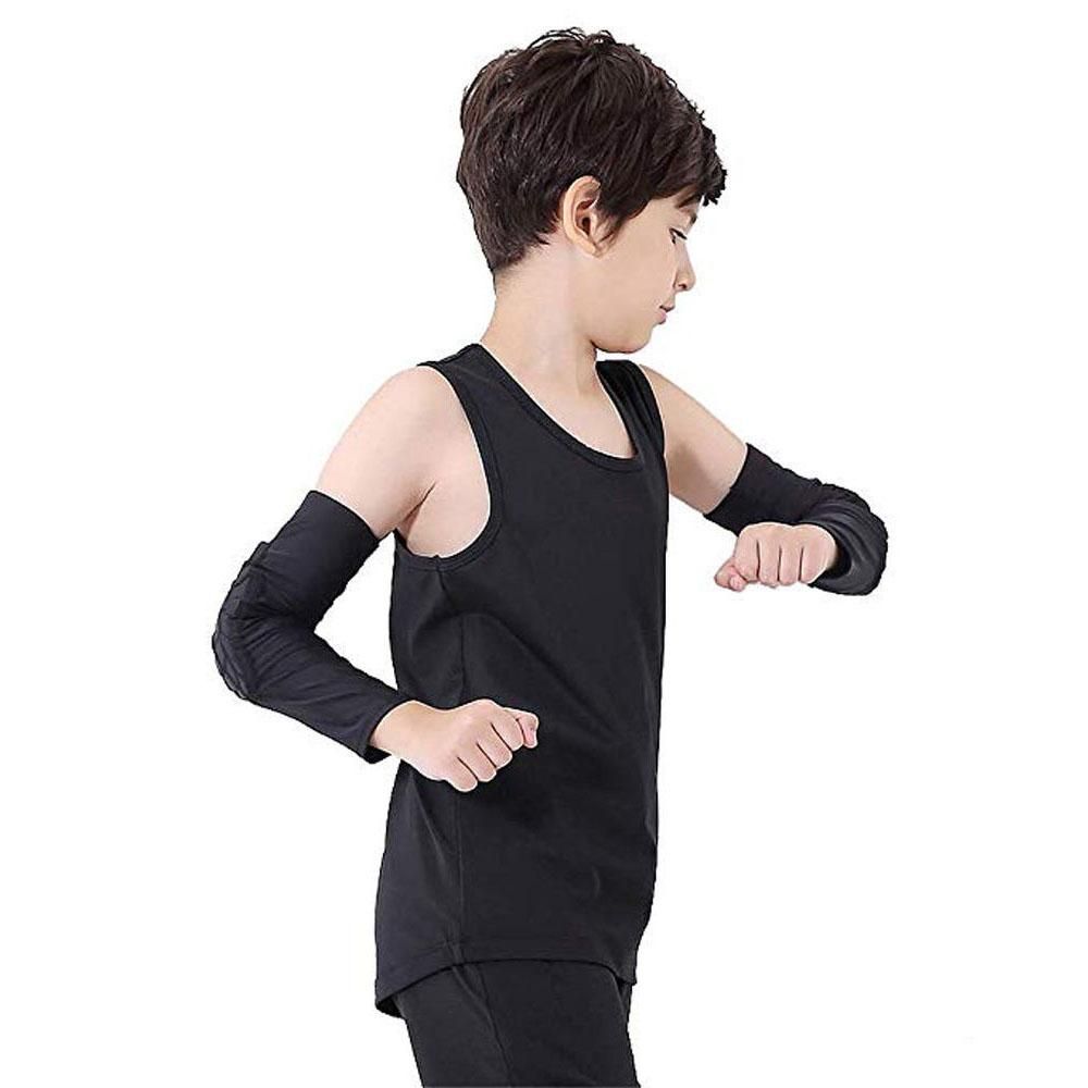1Pair Elbow Pads Basketball Shooter Sleeves Collision Avoidance Padded Elbow
