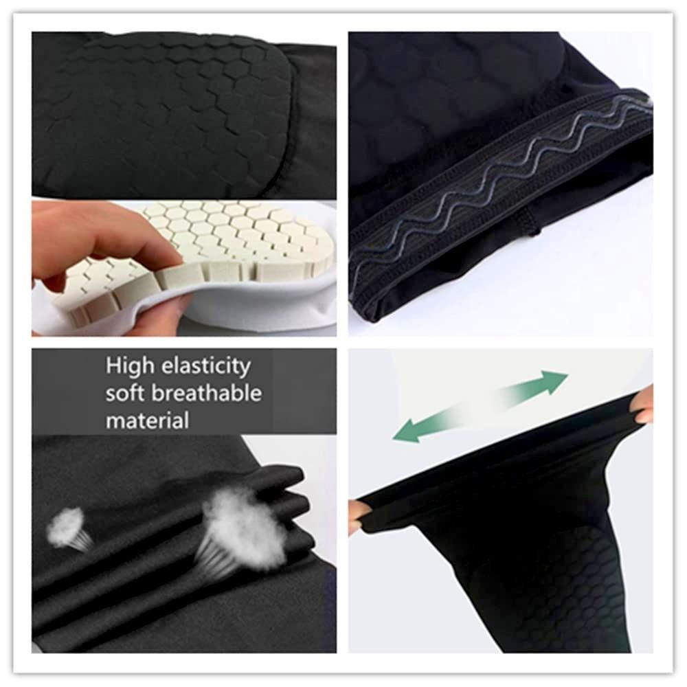 1Pair Elbow Pads Basketball Shooter Sleeves Collision Avoidance Padded Elbow
