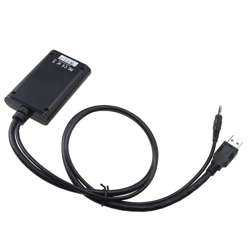 USB 3.0 To HDMI HD Video Leader Converter For HDTV, Support Full HD 1080P(Black)