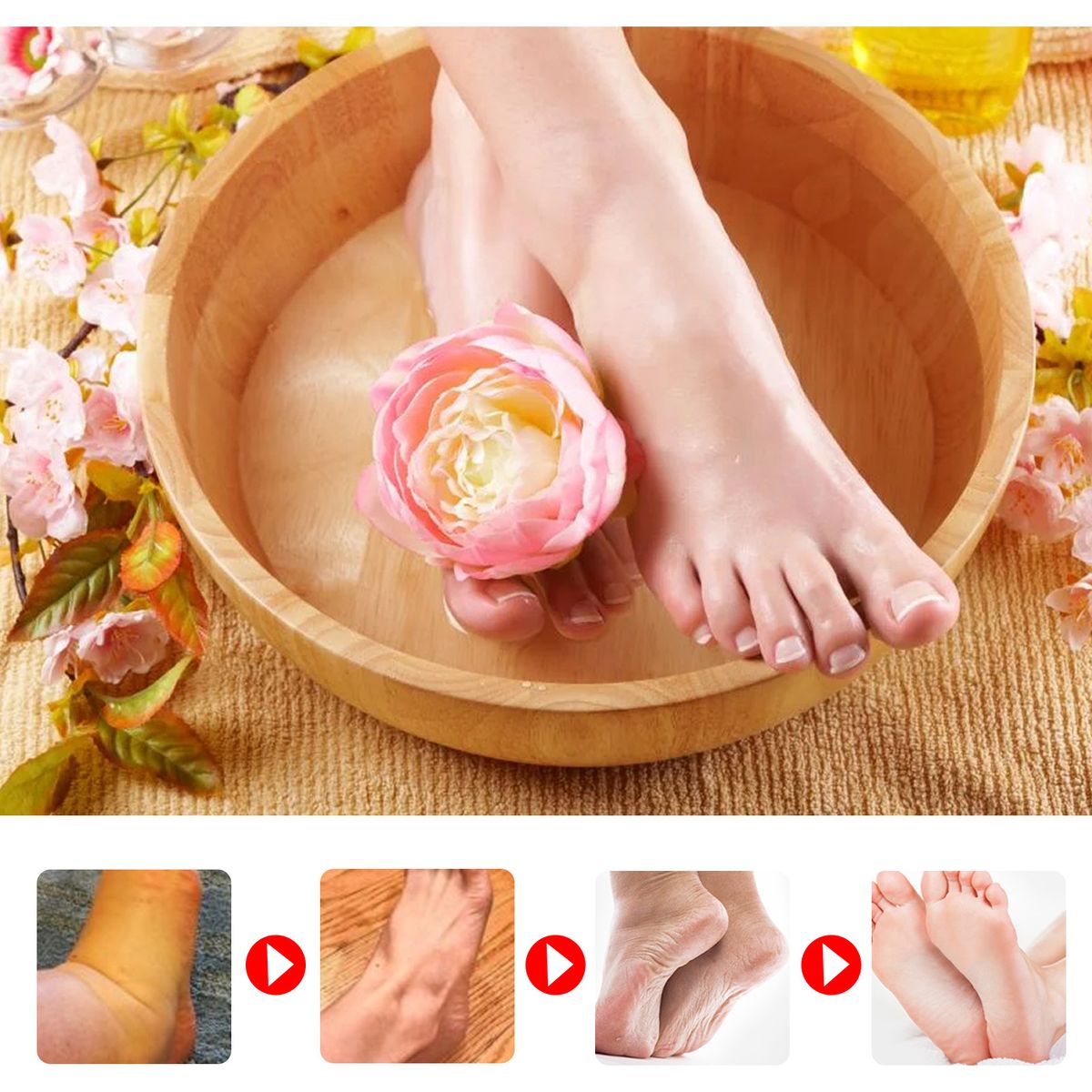 Leg Slimming Foot Bath Bags Wormwood Ginger Foot Soak Foot