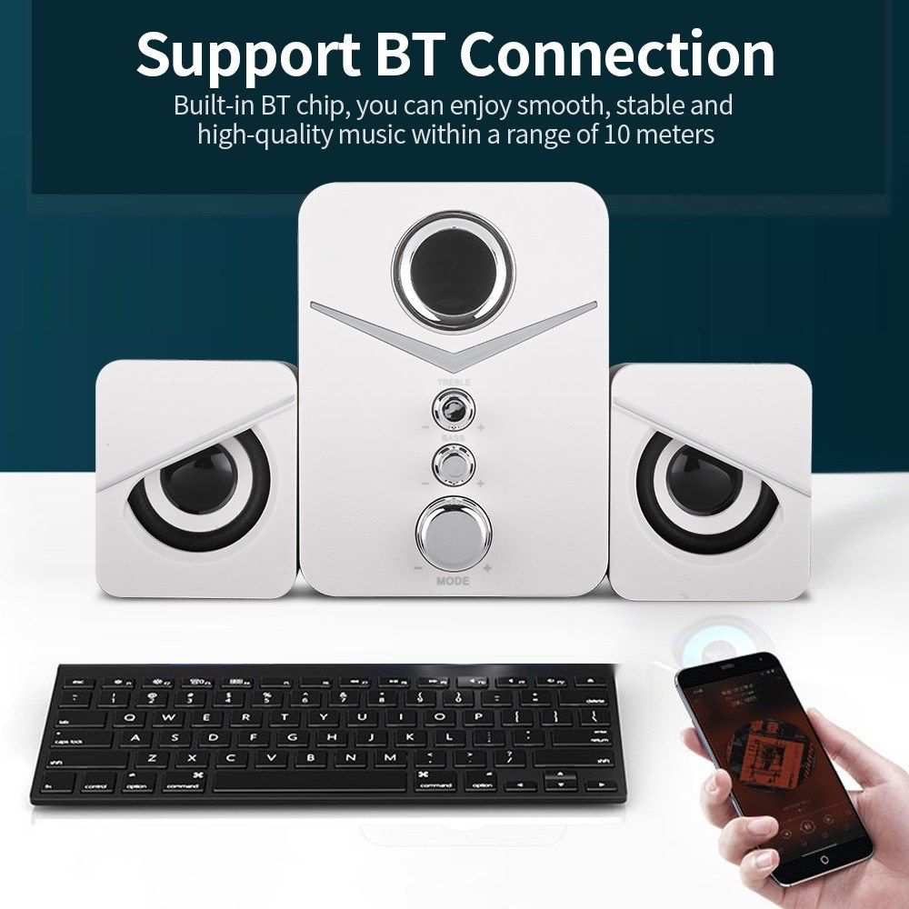 Wired BT 5.0 Dual Mode Desktop Speaker Computer Speaker With