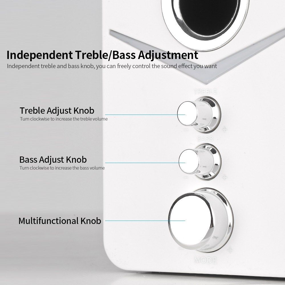 Wired BT 5.0 Dual Mode Desktop Speaker Computer Speaker With