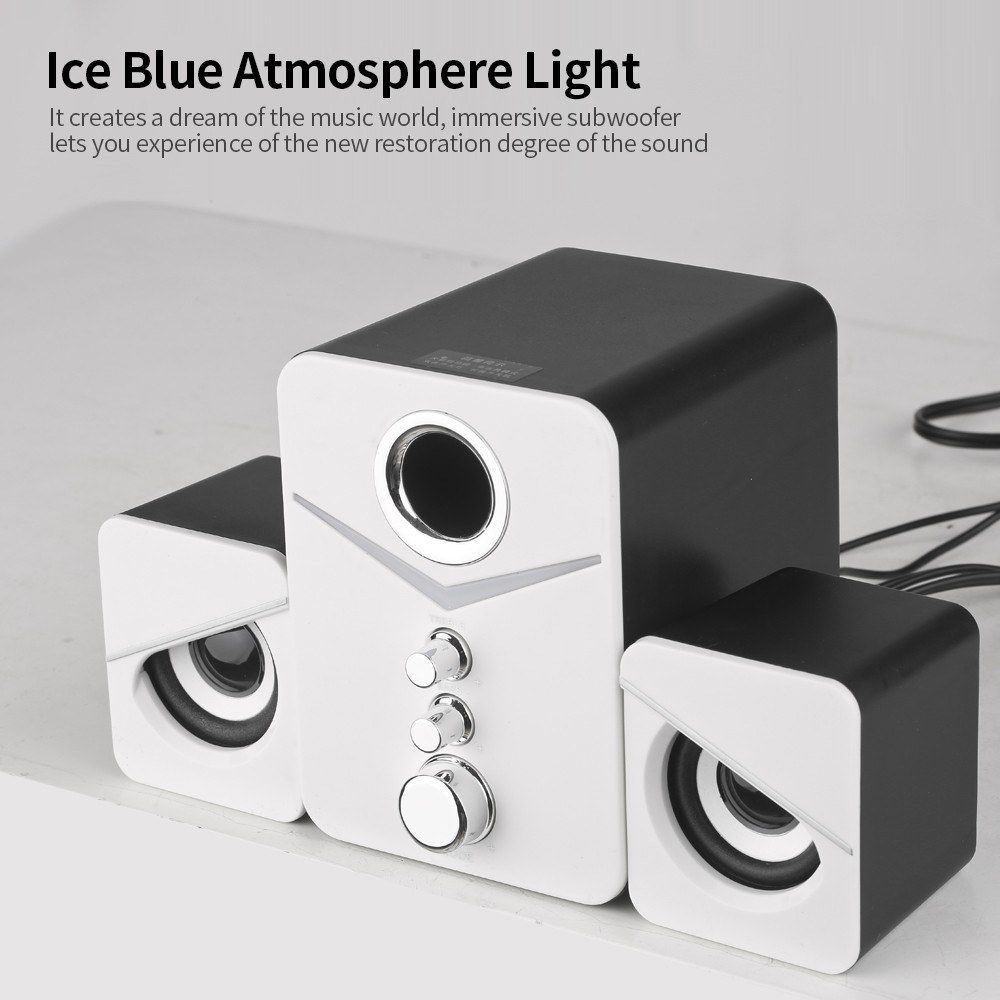 Wired BT 5.0 Dual Mode Desktop Speaker Computer Speaker With