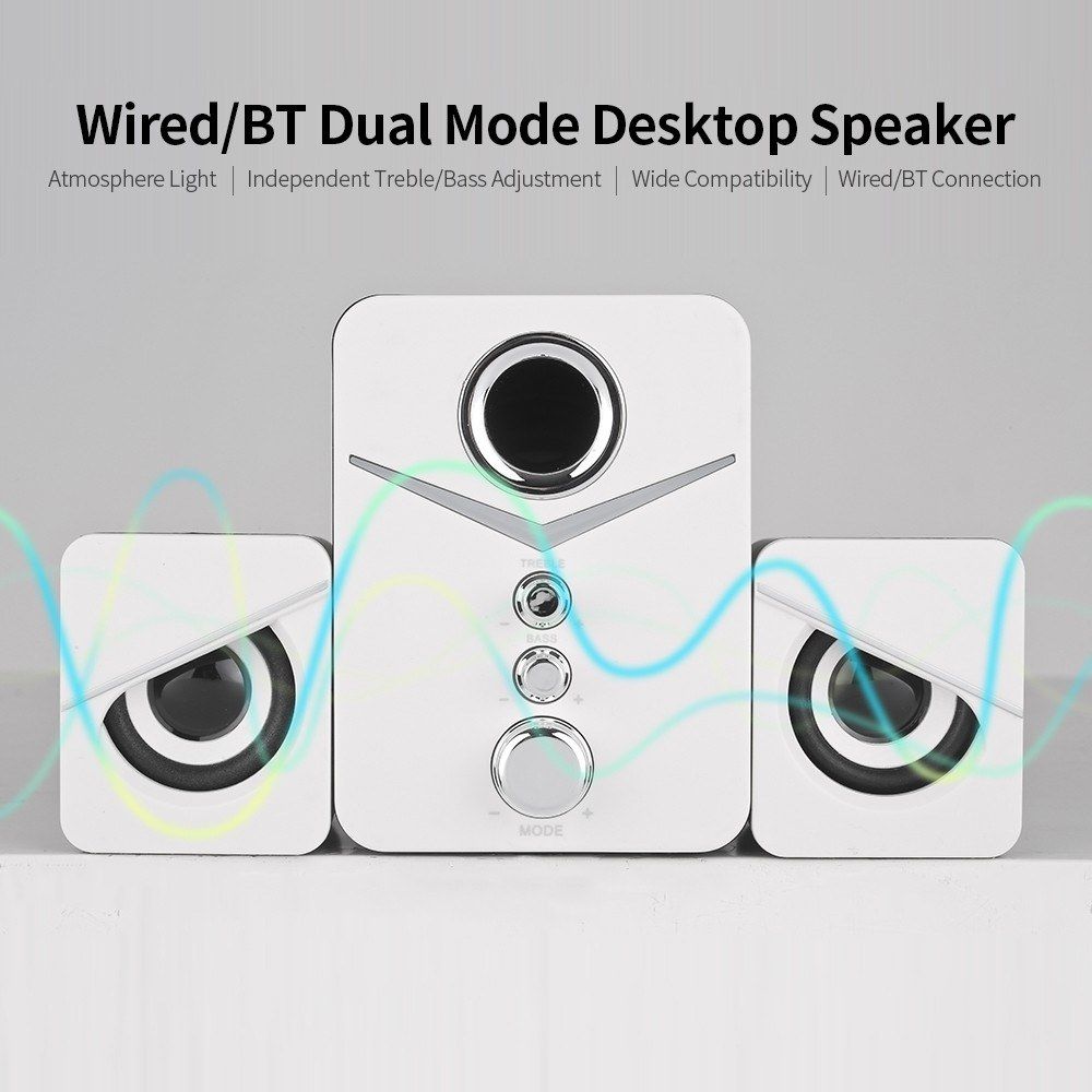 Wired BT 5.0 Dual Mode Desktop Speaker Computer Speaker With