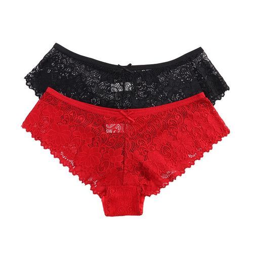 3 Pcs Panties For Woman  Y Lace Breathable Soft Lingerie Female Briefs Panty Y Transparent Women's Underpants