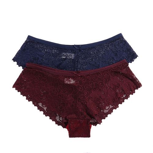 3 Pcs Panties For Woman  Y Lace Breathable Soft Lingerie Female Briefs Panty Y Transparent Women's Underpants