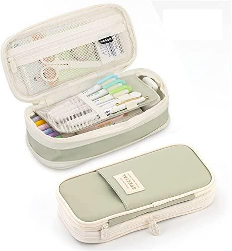 Pencil Cases Large Capacity Pencil Bag Pouch Holder Box for Girls Office Student Stationery Organizer School Supplies