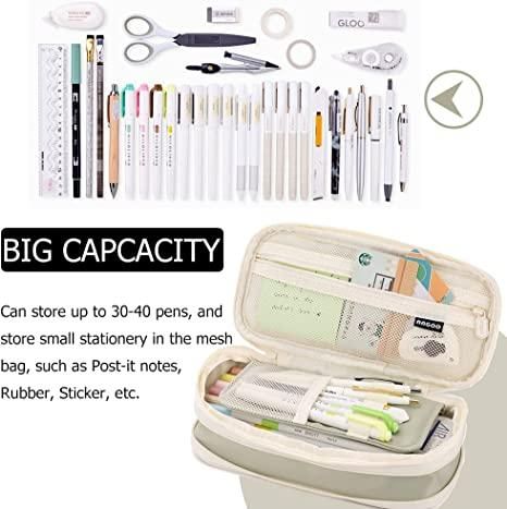 Pencil Cases Large Capacity Pencil Bag Pouch Holder Box for Girls Office Student Stationery Organizer School Supplies
