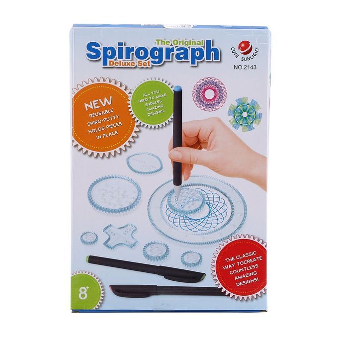 Rograph Deluxe Set Design Tin Set Draw  Ral Designs Inte O King Toys-White & Black