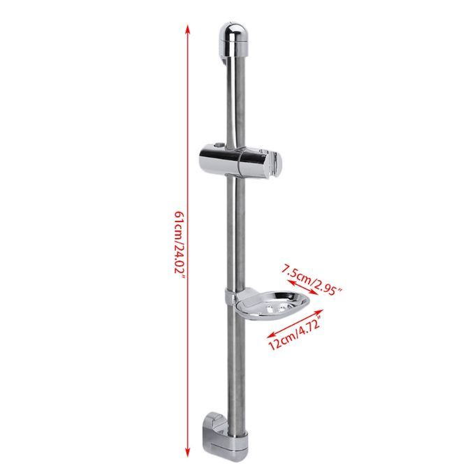 Shower Rod Soap Dish Lifter Pipe Lifting Frame Head Holder