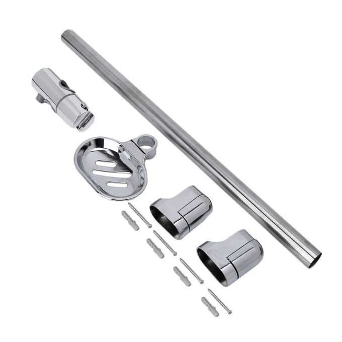 Shower Rod Soap Dish Lifter Pipe Lifting Frame Head Holder