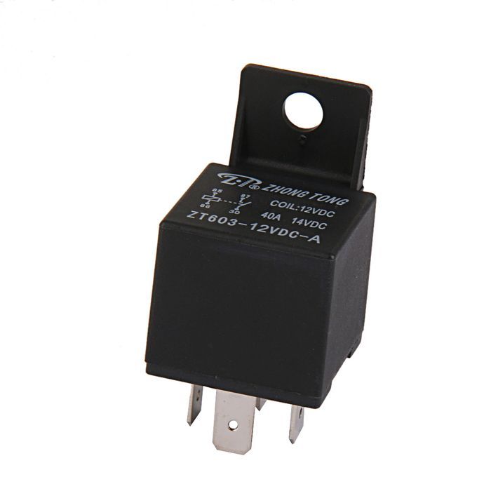 Car Truck Auto Automotive DC 12V 40A 40 AMP SPST Relay Relays 4 Pins