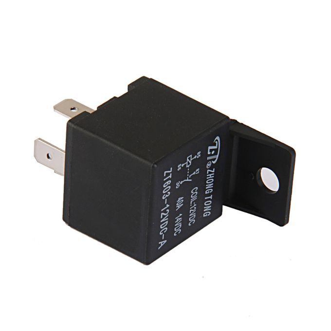 Car Truck Auto Automotive DC 12V 40A 40 AMP SPST Relay Relays 4 Pins